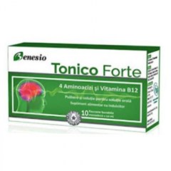 Benesio Tonico Forte, 10 flacoane buvabile x 10ml